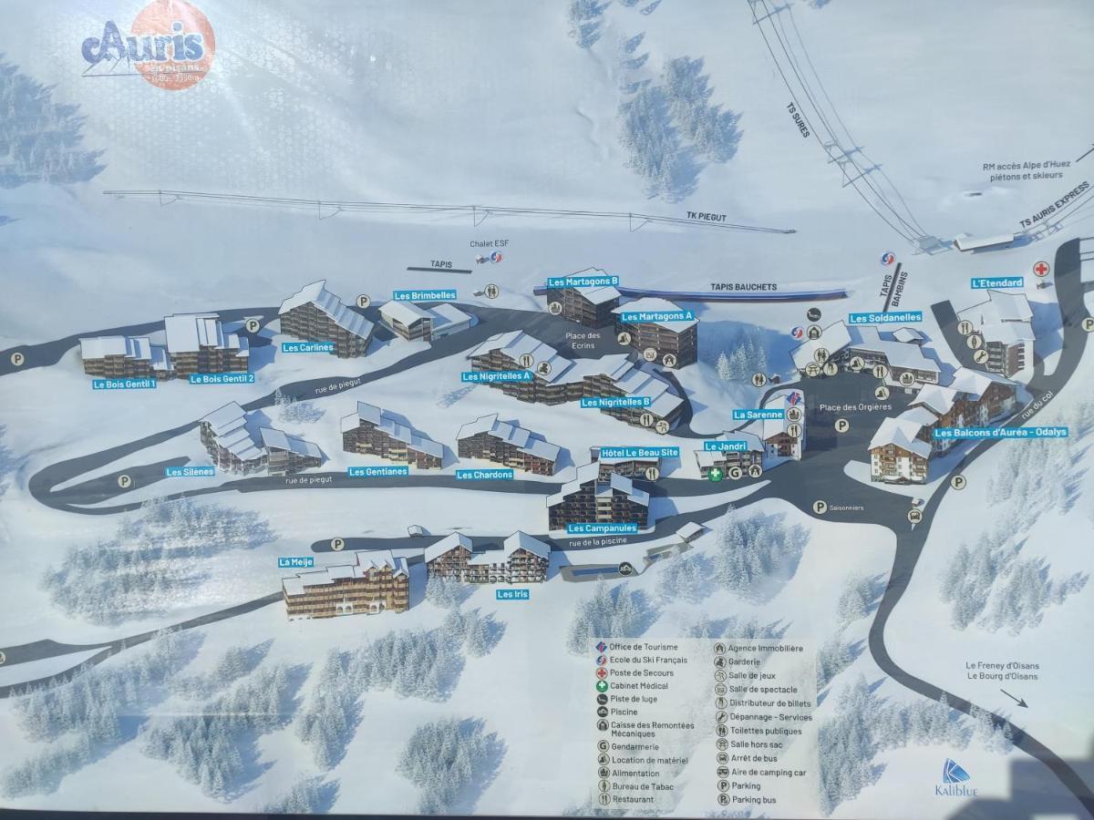 Apartmán Les Iris T2 Station Alpe Huez Auris Exteriér fotografie